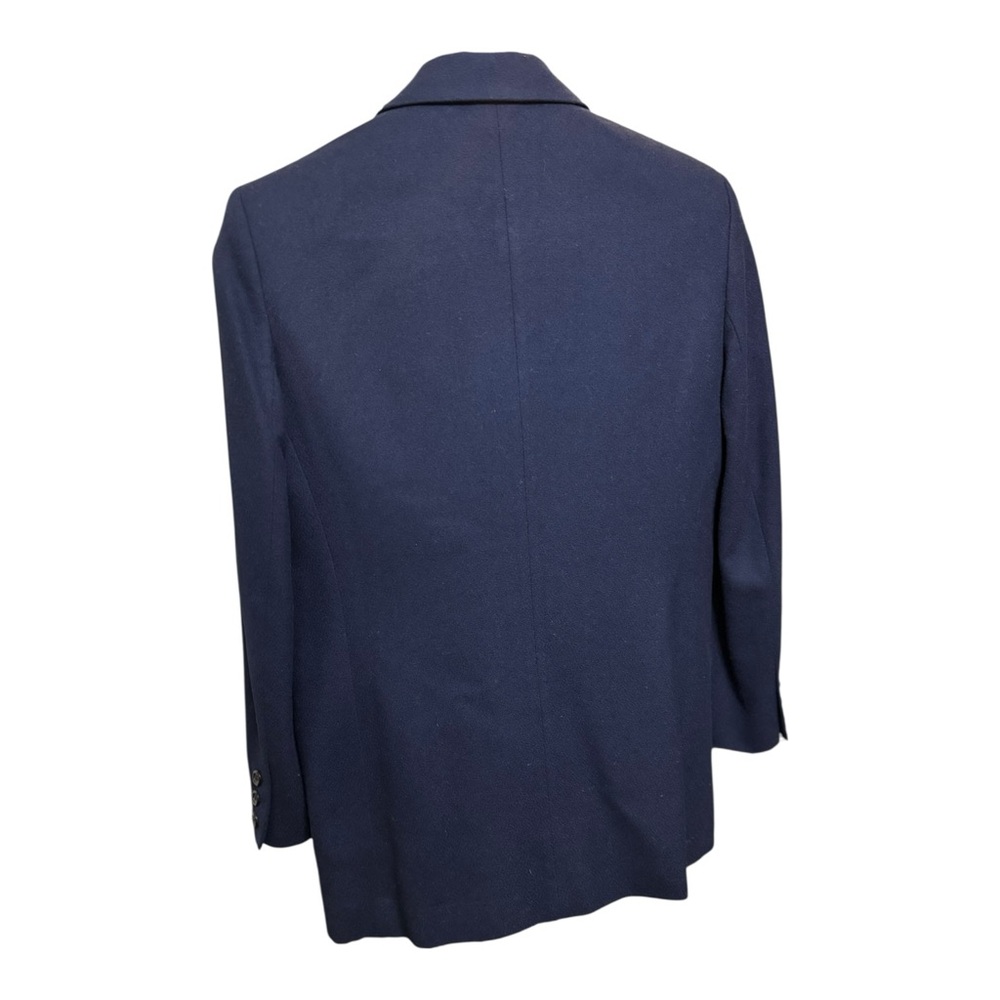VTG Pendleton Navy Blue Double-Breasted Blazer 100% Wool Womens Size 8 Classic - Picture 4 of 10